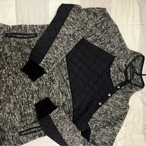 Abercrombie snd Fitch asymmetrical fleece (L)